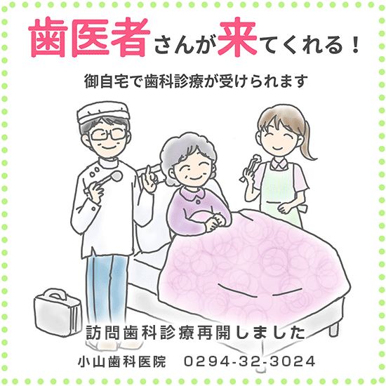 訪問歯科診療実施しています